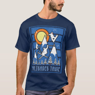 Camiseta Retro Palisades Tahoe Ski Sunset