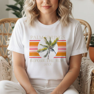 Camiseta Retro Palm Springs Antes do Anel Despedida de Solt