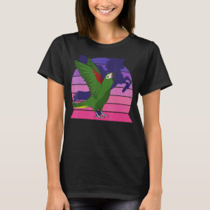 Camiseta Retro Papagaio I Asalou Unicórnio I Hahn's Macaw 1