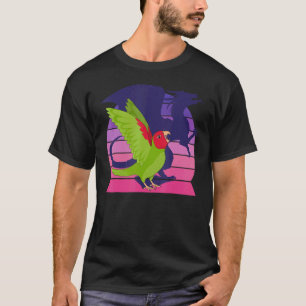 Camiseta Retro Papagaio I Dragão Eu Gritando Conur Mascarad