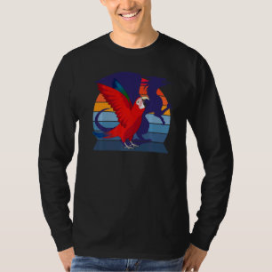 Camiseta Retro Papagaio I Dragão Eu Gritando Mac de asa Ver