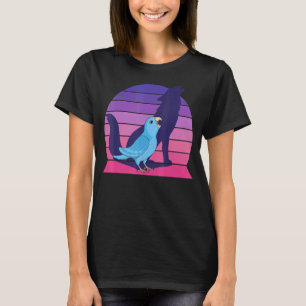 Camiseta Retro Papagaio I Howling Wolf I Gritando Azul Parr