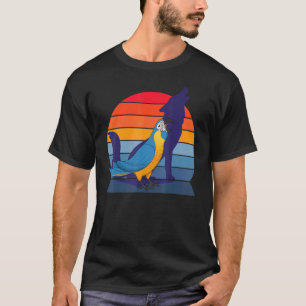 Camiseta Retro Papagaio I Howling Wolf I Gritando Blue Maca