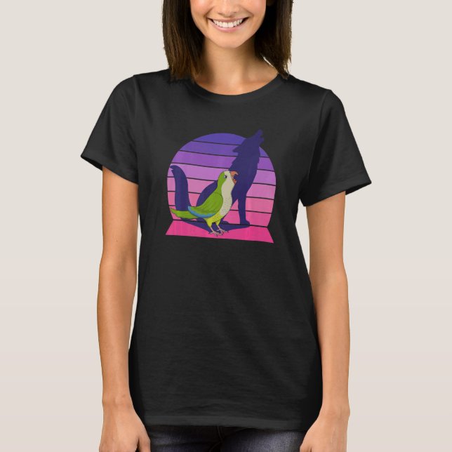 Camiseta Retro Papagaio I Howling Wolf I Gritando Monk Verd (Frente)
