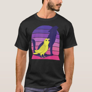 Camiseta Retro Papagaio I Howling Wolf I Gritando Par Amare