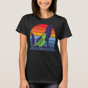 Camiseta Retro Papagaio I Howling Wolf I Gritando Parr Verd