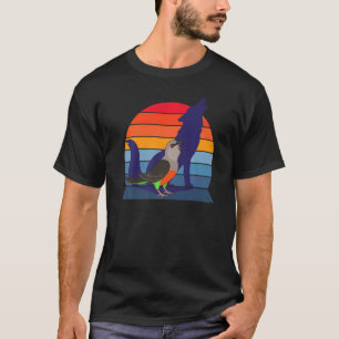 Camiseta Retro Papagaio I Howling Wolf I Screing Red Bellie