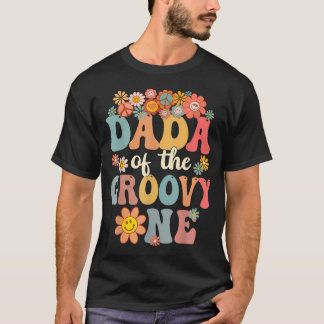 Camiseta Retro Papai do Groovy Um Família Combinando 1º