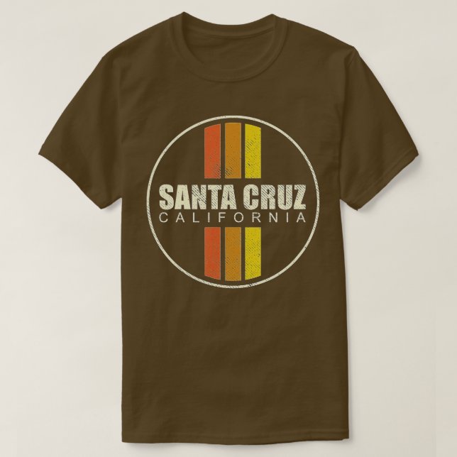 Camiseta Retro Papais noeis Cruz California (1) (Frente do Design)