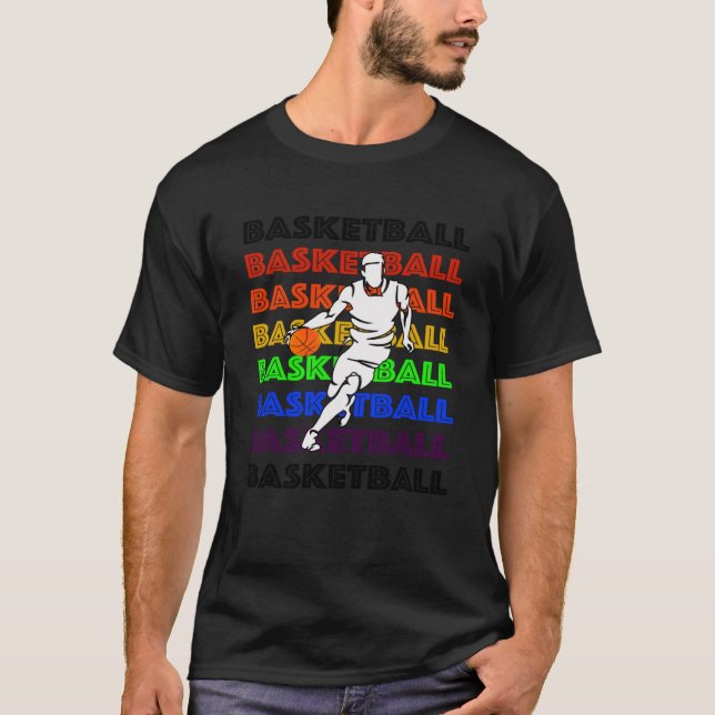 Camiseta Retro para basquete passivo (Frente)