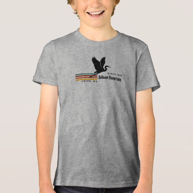 Camiseta retrô para crianças (Frente)