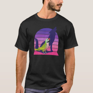 Camiseta Retro Parrot I Howling Wolf I Gritando bigode