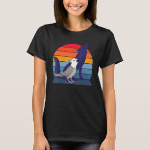 Camiseta Retro Parrot I Howling Wolf I Gritando Cinza Cocka
