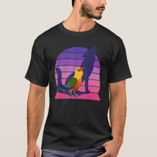 Camiseta Retro Parrot I Howling Wolf I Gritando Jenday Con