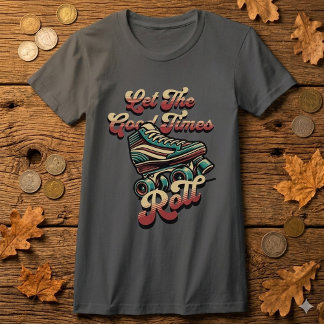 Camiseta Retro Patins de Roda 80s