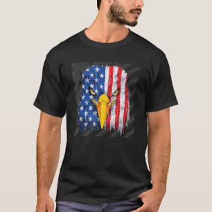 Camiseta Retro Patriótico EUA I Bandeira Americana I Retro 