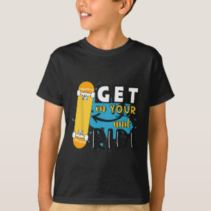 Camiseta Retro Pegue Seu Skate E Ande De Skate