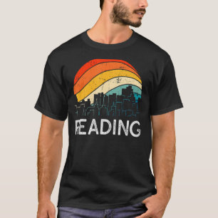 Camiseta Retro Pennsylvania Reading Skyline Vintage Urban S