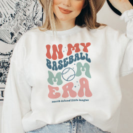 Camiseta Retro Personalizado "Na Minha Era Da Mãe Do Baseba
