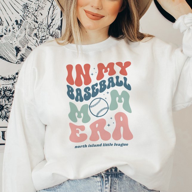 Camiseta Retro Personalizado "Na Minha Era Da Mãe Do Baseba (Criador carregado)