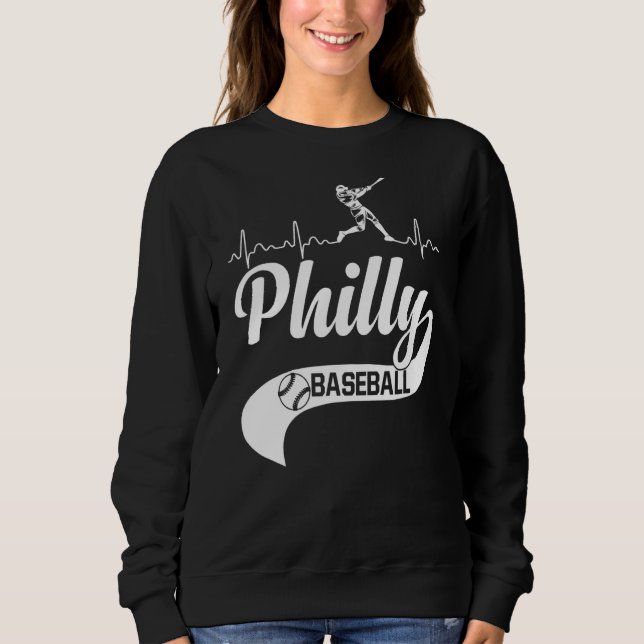 Camiseta Retro Philadelphia Baseball Hearball beat Vintage  (Frente)