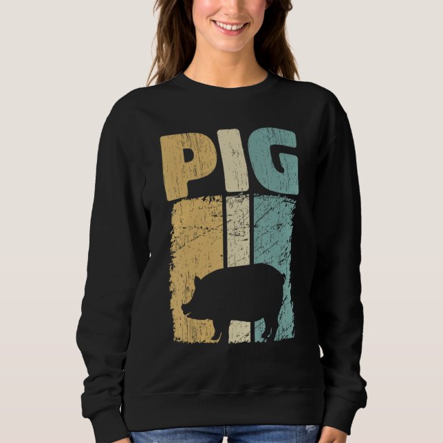 Camiseta Retro Pig Lover, Cute Farmer, Farming For Men Wome (Frente)