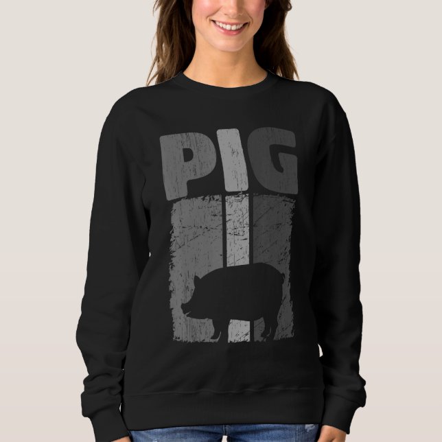 Camiseta Retro Pig Lover, Cute Farmer, Farming For Men Wome (Frente)