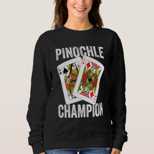 Camiseta Retro Pinochle Champion Jogo Jogador de Placa Corr