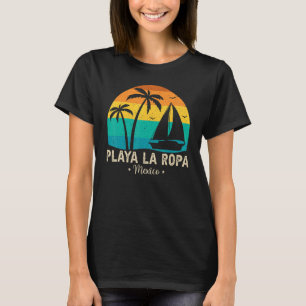 Camiseta Retro Playa La Ropa México Pôr do Sol Família Comb