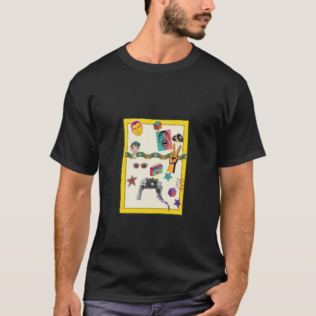 Camiseta retro pop (Frente)