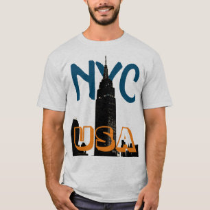 Camiseta Retro Pop Art Comic Nova Iorque NYC EUA