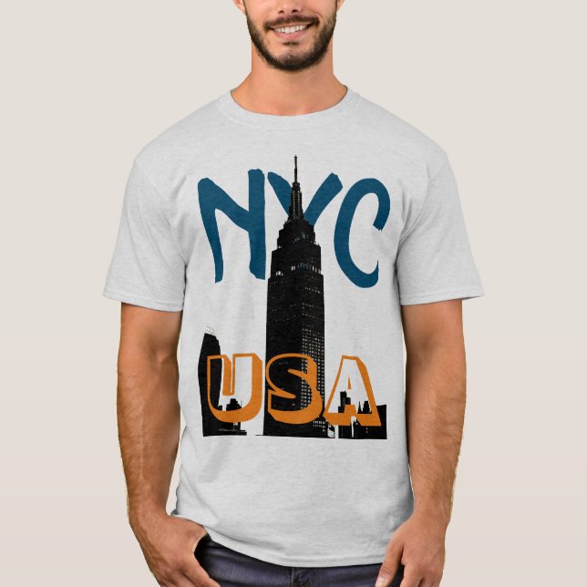Camiseta Retro Pop Art Comic Nova Iorque NYC EUA (Frente)