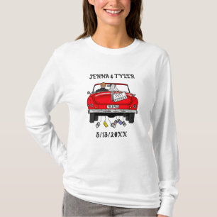 Camiseta Retro Pop Art Sr. & Sra.   Acabou de casar