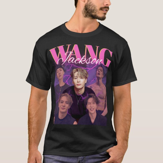 Camiseta Retro Pop Jackson Wang | Vintage Boot (Frente)