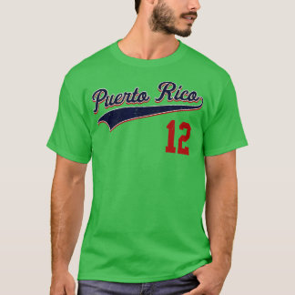Camiseta Retro Porto Rico Beisbol Jersey Boricua Baseball