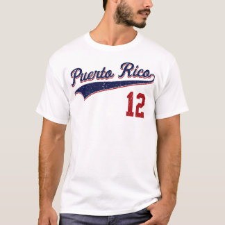Camiseta Retro Porto Rico Beisbol Jersey Boricua Baseball