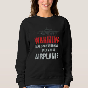 Camiseta Retro, Posso FALAR Spontaneamente Sobre O AVIÃO Pi