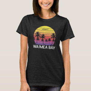 Camiseta Retro Praia da Baía de Waimea Surf Vintage Palma V