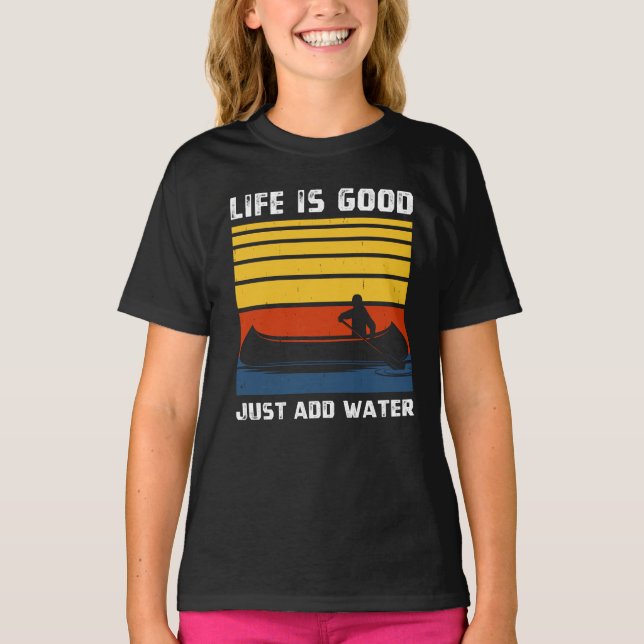 Camiseta Retro Preciso De Um Bom Paddling Kayaking Kayaker (Frente)