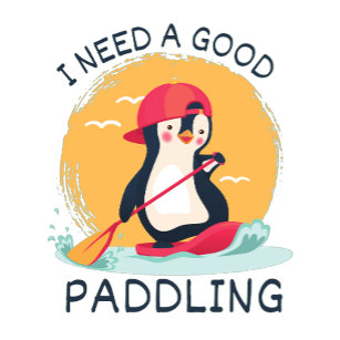 Camiseta Retro Preciso De Um Bom Paddling Kayaking Kayaker