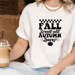 Camiseta Retro Preto + Branco Outono