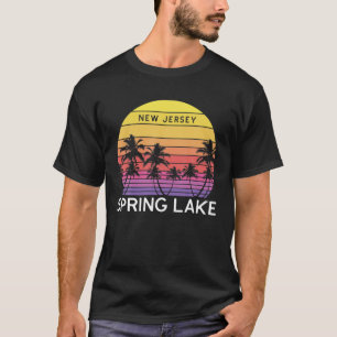 Camiseta Retro Primavera Lake Beach Surf Vintage Palm Venei
