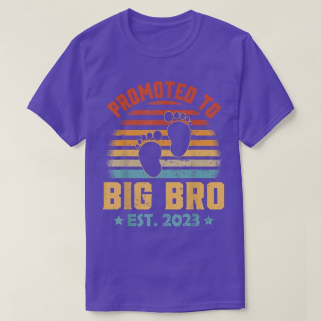 Camiseta Retro Promoted To Big Bro Est (Frente do Design)