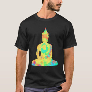 Camiseta Retro Psicodélico Hippie Buddha Dharma