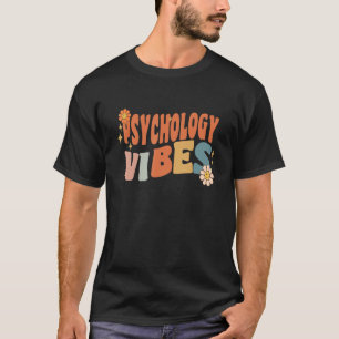 Camiseta Retro Psicologia Vibes Professoras Mulheres Crianç