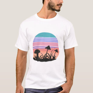 Camiseta Retro Psuchedélica Mícologia Mágica do Cogumelo Ps