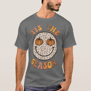 Camiseta Retro Queda Halloween Esta É A Época Do Sorriso De