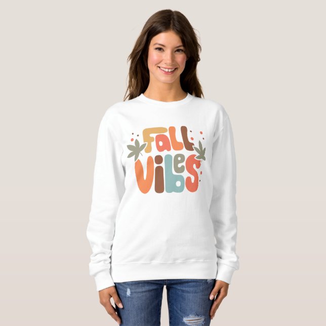 Camiseta Retro Queda Vibes Modernos Floral (Frente Completa)