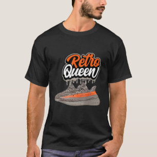 Camiseta Retro Queen Sneaker Match 350 V2 Beluga Refletivo