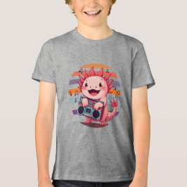 Camiseta Retro rádio Axolotl